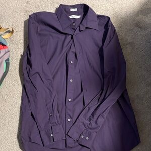 Calvin Klein Deep Purple Dress Shirt